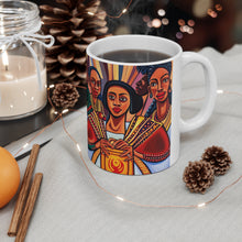 Load image into Gallery viewer, Personalized Kwanzaa Women Celebration Ceramic Mug 11oz Custom AI Image