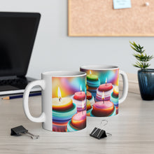 Load image into Gallery viewer, Happy Birthday Candles #7 Ceramic 11oz Mug AI-Generated Artwork