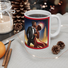 Load image into Gallery viewer, New Year's Celebration Couple Ceramic Mug 11oz Design #4