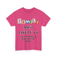 Load image into Gallery viewer, Family "Most Likely To" insist on playing hide-and-seek indoors.