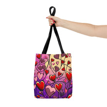 Load image into Gallery viewer, Heart Pallets the Pink Heart Series #18 Tote Bag AI Artwork 100% Polyester