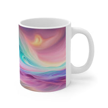 Load image into Gallery viewer, Pastel Sea-life Sunset #12 Ceramic Mug 11oz mug AI-Generated Artwork
