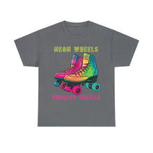 Load image into Gallery viewer, Neon Wheels, Endless Thrills 1980s Era Roller Skates