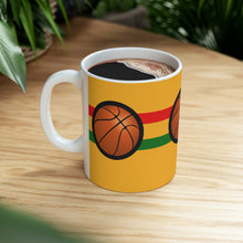 Load image into Gallery viewer, Sports Game No Word Basketball 11oz Ceramic Beverage Mug Decorative Artwork
