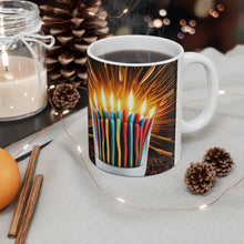 Load image into Gallery viewer, Happy Birthday Candles #10 Ceramic 11oz Mug AI-Generated Artwork