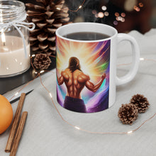 Load image into Gallery viewer, Beyond the universe human male Mug 11oz mug AI-Generated Artwork