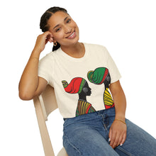 Load image into Gallery viewer, Color of Africa Mother & Daughter Unisex Softstyle Short Sleeve Crewneck T-Shirt