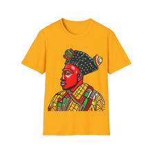 Load image into Gallery viewer, Colors of Africa Warrior King #6 Unisex Softstyle Short Sleeve Crewneck T-Shirt
