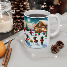 Load image into Gallery viewer, Merry Christmas Skiing Gifts for me #9 Mug 11oz mug AI-Generated Artwork