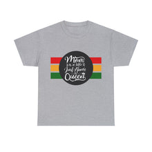 Load image into Gallery viewer, Muse Wearable Mom is Queen Mother's Day Unisex Heavy Cotton Crewneck T-Shirt