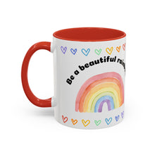 Load image into Gallery viewer, Mug - Beautiful Rainbow in Someone Else's Cloud Cute Rainbow and Smiling Cloud