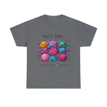 Load image into Gallery viewer, Knit One, Pearl 2, Repeat Knitting Yarn Balls T-Shirt 100% Cotton
