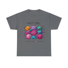 Load image into Gallery viewer, Knit One, Pearl 2, Repeat Knitting Yarn Balls T-Shirt 100% Cotton
