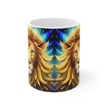 Load image into Gallery viewer, Lion Gentle and Fierce #3 Mug 11oz mug AI-Generated Artwork