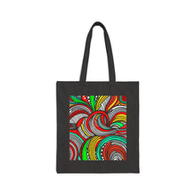 Load image into Gallery viewer, Colors of Africa Tribal Abstract #1 100% Cotton Canvas Tote Bag 15" x 16"