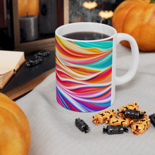 Load image into Gallery viewer, Pastel Sea-life Sunset #4 Ceramic Mug 11oz mug AI-Generated Artwork