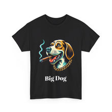 Load image into Gallery viewer, Big Dog Hound Dog Shirt, The Dog Life Hound Dog Cigar Gold Chain Unisex Crewneck T-Shirt