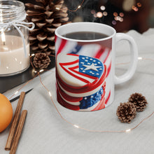 Load image into Gallery viewer, Happy 4th of July Cake Celebration #14 Ceramic 11oz mug AI-Generated Artwork