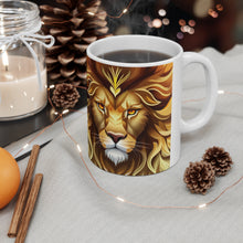 Load image into Gallery viewer, Lion Gentle and Fierce #2 Mug 11oz mug AI-Generated Artwork