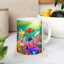 Load image into Gallery viewer, A Menagerie of Sea-Life #7 Ceramic Mug 11oz AI Generated Artwork