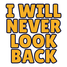 Load image into Gallery viewer, Never Look Back Faith-Based 3" Vinyl Stickers for Scrapbooking & Stamping