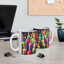 Load image into Gallery viewer, Happy Birthday Candles #8 Ceramic 11oz Mug AI-Generated Artwork