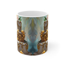 Load image into Gallery viewer, Happy Birthday Wedding Cake Celebration #5 Ceramic 11oz mug AI-Generated Artwork
