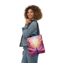 Load image into Gallery viewer, Pink Heart Series #11 Fashion Graphic Print Trendy 100% Polyester Canvas Tote Bag AI Image