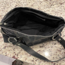 Load image into Gallery viewer, Fossil  Black Leather Purse Handbag (Pre-owned)