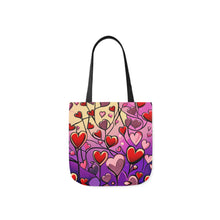 Load image into Gallery viewer, Pink Heart Series #17 Fashion Graphic Print Trendy 100% Polyester Canvas Tote Bag AI Image