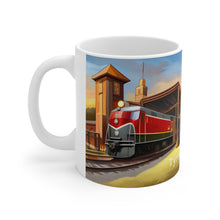 Load image into Gallery viewer, Professional Worker Ty Train Conductor #4 Ceramic 11oz Mug AI-Generated Artwork