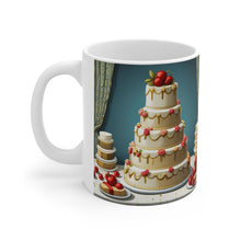 Load image into Gallery viewer, Happy Birthday Cake Celebration #1 Ceramic Mug 11oz mug AI-Generated Artwork
