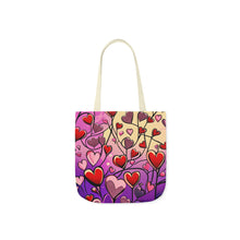 Load image into Gallery viewer, Pink Heart Series #17 Fashion Graphic Print Trendy 100% Polyester Canvas Tote Bag AI Image