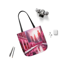 Load image into Gallery viewer, Pink Heart Series #10 Fashion Graphic Print Trendy 100% Polyester Canvas Tote Bag AI Image