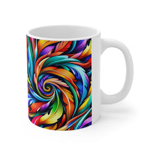 Load image into Gallery viewer, Fusion of Bright Feathers in Motion #3 Mug 11oz mug AI-Generated Artwork