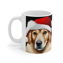 Load image into Gallery viewer, Fancy Golden Retriever #5 Christmas Vibes Ceramic Mug 11oz Mirrored Images