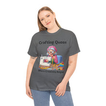 Load image into Gallery viewer, Crafting Queen: Where Creativity Reigns, Grandma Sewing Cotton Classic T-shirt