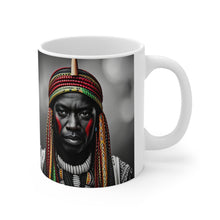 Load image into Gallery viewer, Colors of Africa Warrior King #2 11oz AI Decorative Coffee Mug
