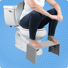 Load image into Gallery viewer, Squatty Potty Porta Traveler Foldable Toilet Stool for Travel, 7" Height, Gray