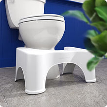 Load image into Gallery viewer, Squatty Potty The Original Bathroom Toilet Stool Height, White, 9 Inch (Pack of 1)