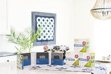 Load image into Gallery viewer, AccuQuilt GO! Qube Mix and Match 4 Inch Block with 8 Basic Cut Quilting Shapes, 2 Cutting Mats, Videos, Storage Box, and 14 Pattern Booklet