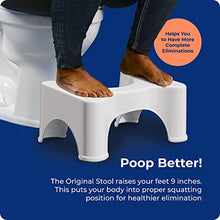 Load image into Gallery viewer, Squatty Potty The Original Bathroom Toilet Stool Height, White, 9 Inch (Pack of 1)