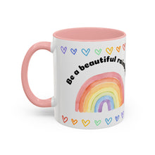 Load image into Gallery viewer, Mug - Beautiful Rainbow in Someone Else's Cloud Cute Rainbow and Smiling Cloud