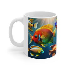 Load image into Gallery viewer, A Menagerie of a colorful Sea-life #1 Mug 11oz mug AI-Generated Artwork