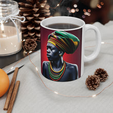 Load image into Gallery viewer, Colors of Africa Warrior King #8 11oz AI Decorative Coffee Mug
