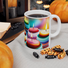 Load image into Gallery viewer, Happy Birthday Candles #7 Ceramic 11oz Mug AI-Generated Artwork