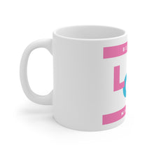 Load image into Gallery viewer, Pastel Because Love Matters 11oz Coffee Mug Front Center Print Only