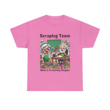 Load image into Gallery viewer, Scraping Team: Where Creativity Reigns, Scrapbooking 100% Cotton Classic T-shirt