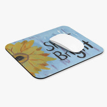 Load image into Gallery viewer, Sunflower Shine right Mouse Pad (Rectangle) Original Art Reproduction 9" x 8" High Density Foam