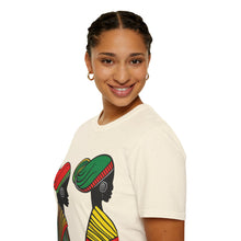 Load image into Gallery viewer, Color of Africa Mother & Daughter Unisex Softstyle Short Sleeve Crewneck T-Shirt